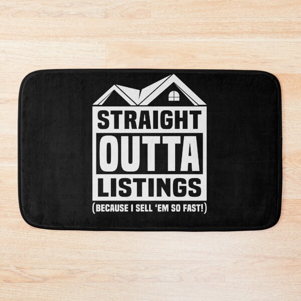 Item preview, Straight Outta Listing Funny Realtor Real Estate Agent Gift, Sarcastic Real Estate Agent Women designed and sold by behindthefacts.