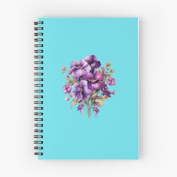 Artikelvorschau, Violett – Blumenfest im Februar entworfen und verkauft von Tiptong.