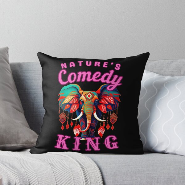 Item preview, Nature's Comedy King. elephant saying designed and sold by ElephantVibes.