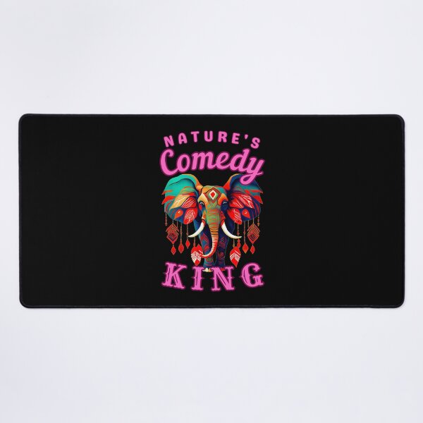 Item preview, Nature's Comedy King. elephant saying designed and sold by ElephantVibes.
