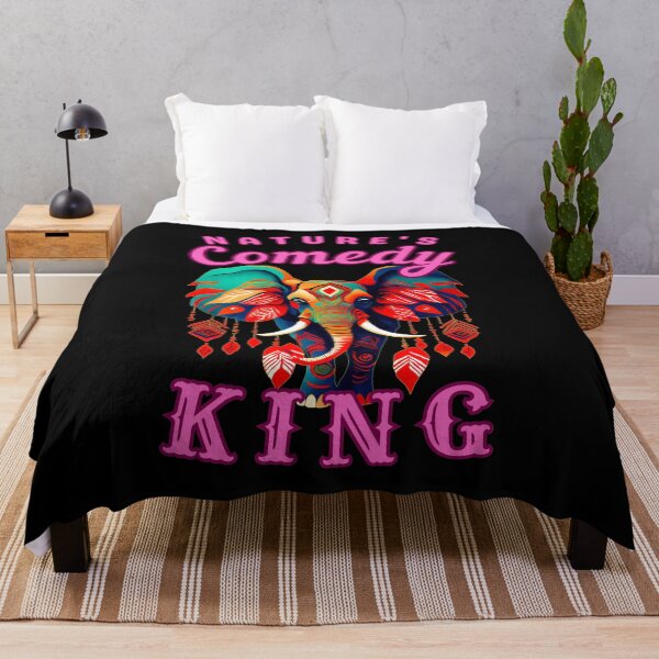 Item preview, Nature's Comedy King. elephant saying designed and sold by ElephantVibes.