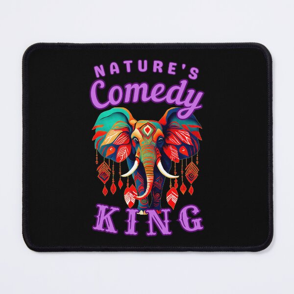 Item preview, Nature's Comedy King. elephant quote designed and sold by ElephantVibes.