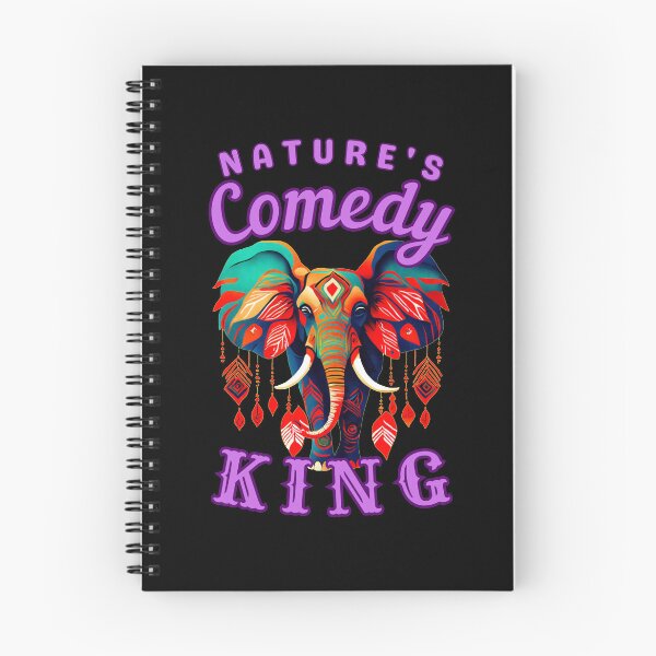 Item preview, Nature's Comedy King. elephant quote designed and sold by ElephantVibes.