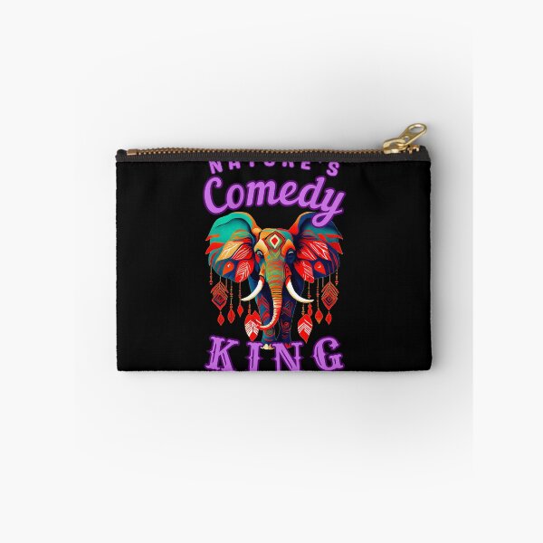 Item preview, Nature's Comedy King. elephant quote designed and sold by ElephantVibes.