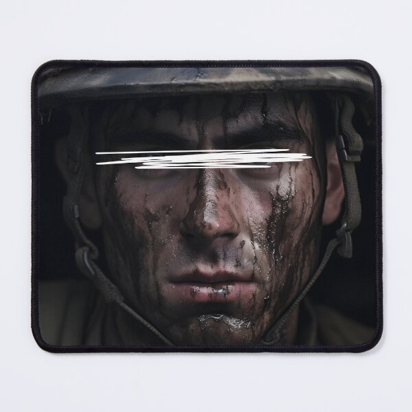 Item preview, Young soldier at war designed and sold by unknown-places.
