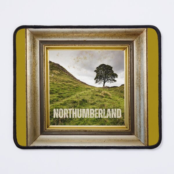 Item preview, Northumberland in retro vintage frame designed and sold by Rbnano.