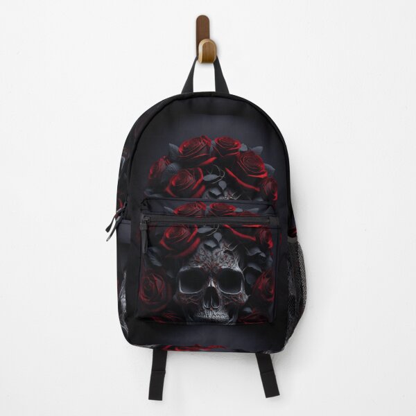 Item preview, Human skull made of red roses designed and sold by Fantasymachine.
