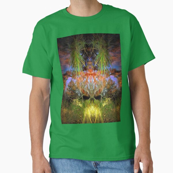 Northern Lands-A Face In the Forest Classic T-Shirt