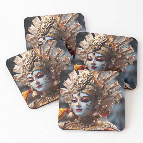 Item preview, Khon masked dance drama in Thailand 4k seamless digital paper designed and sold by Mr911.