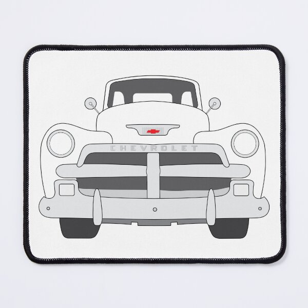 Item preview, Chevy 3100 white Classic car designed and sold by Bram Donker.