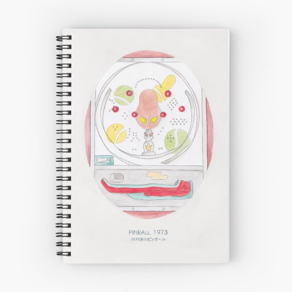 Item preview, Haruki Murakami's Pinball, 1973 // Illustration of a Pachinko Machine in Watercolour and Pencil designed and sold by arosecast.