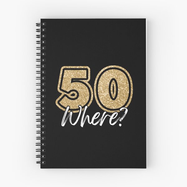 Item preview, Funny Gold Glitter 50 Where 50th Birthday designed and sold by SaintMari.