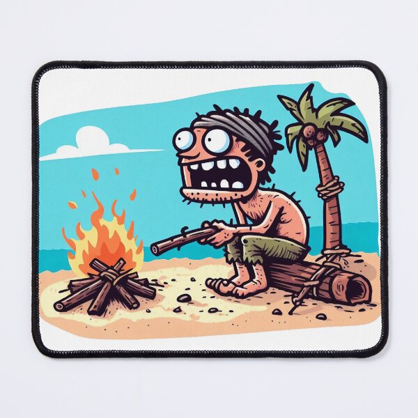 Item preview, Castaway’s Fire Fiasco designed and sold by Jolly-Drawings.