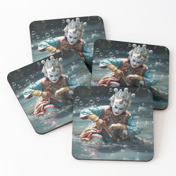 Item preview, Khon masked dance drama in Thailand 4k seamless digital paper  designed and sold by Mr911.