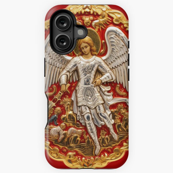 Vista previa del artículo con la obra «Icono ruso de San Miguel Arcángel», diseñado y vendido por Nicholas Panek.