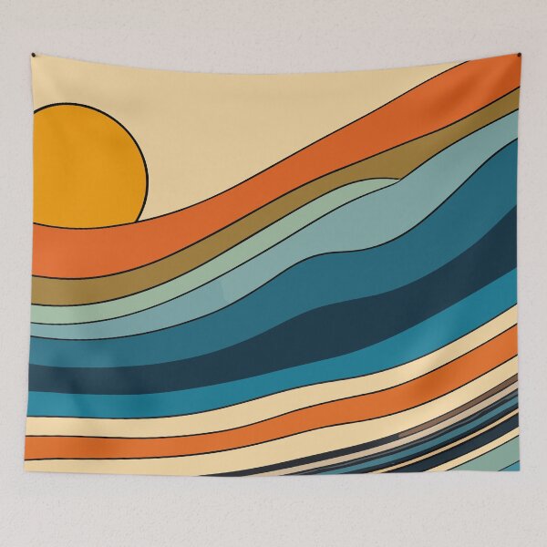 Item preview, Malibu Sixties Stripes designed and sold by SamJanner.