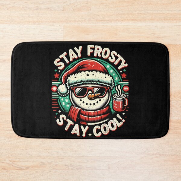 Item preview, Stay Frosty Stay Cool - Fun Snowman Christmas designed and sold by Quirky Shirts.