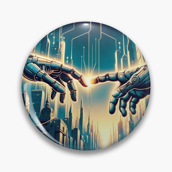 Item preview, The Cyberpunk Creation of Adam designed and sold by AhrimanDesign.