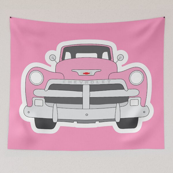 Item preview, Chevy 3100 pink Classic car designed and sold by Bram Donker.