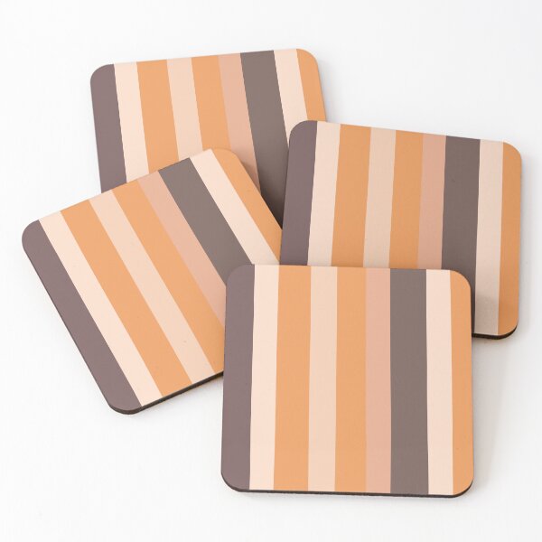 Item preview, Brown & Orange Retro Seventies Stripes designed and sold by SamJanner.