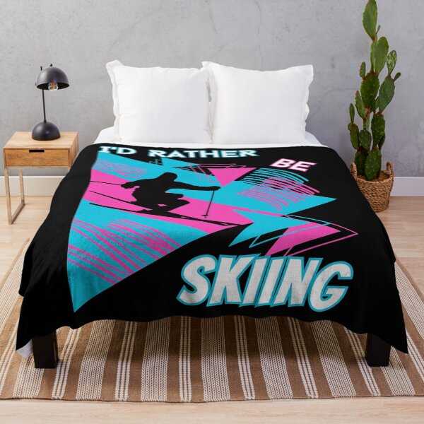 Item preview, I'd rather be skiing - Ski Winter Sports Skier Acrobatic designed and sold by Grafixfun.