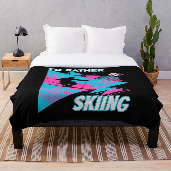 Item preview, I'd rather be skiing - Ski Winter Sports Skier Acrobatic designed and sold by Grafixfun.