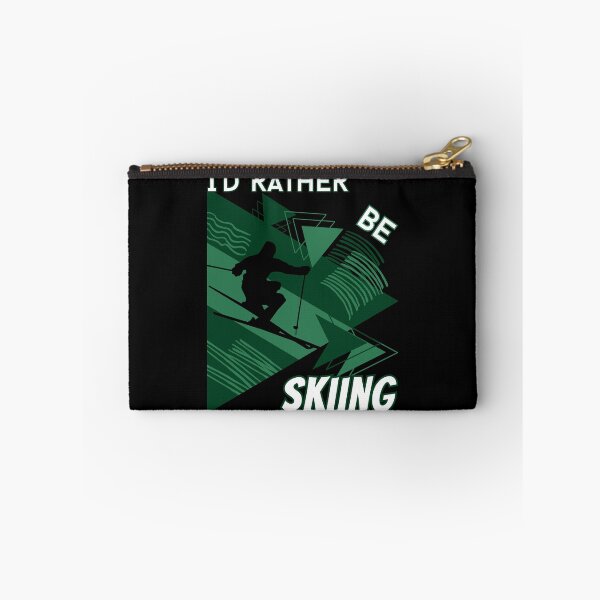 Item preview, I'd rather be skiing - Ski Winter Sports Skier Acrobatic designed and sold by Grafixfun.