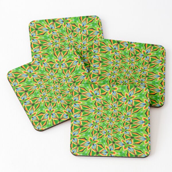 Artikelvorschau, Gelbes abstraktes Blumenmuster entworfen und verkauft von Patternflower.