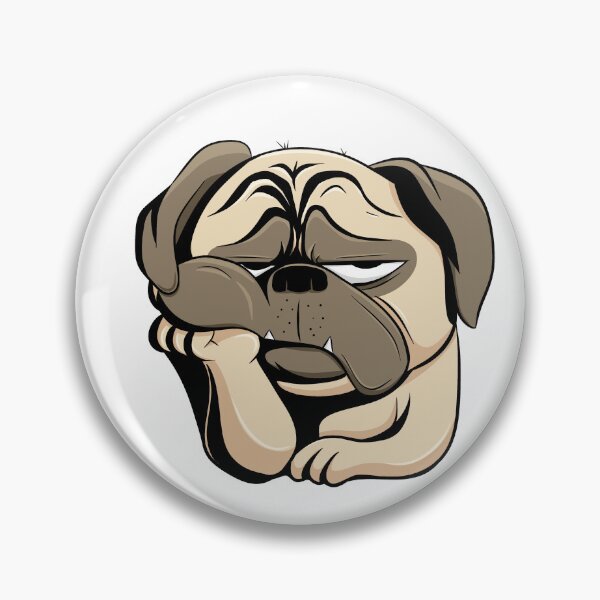 Item preview, Bored pug designed and sold by KrustyKrafty.