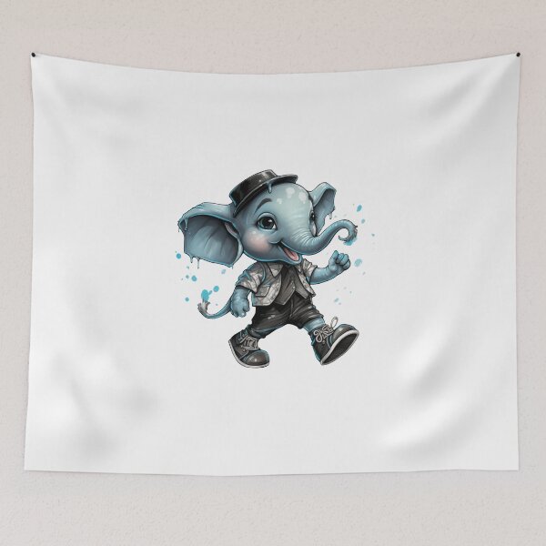 Item preview, A happy elephant designed and sold by Gilpro Designs.