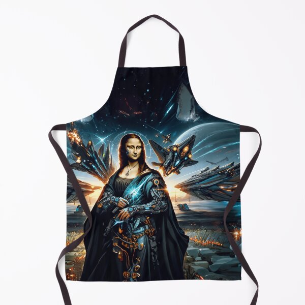 Item preview, Futuristic Mona Lisa designed and sold by AhrimanDesign.