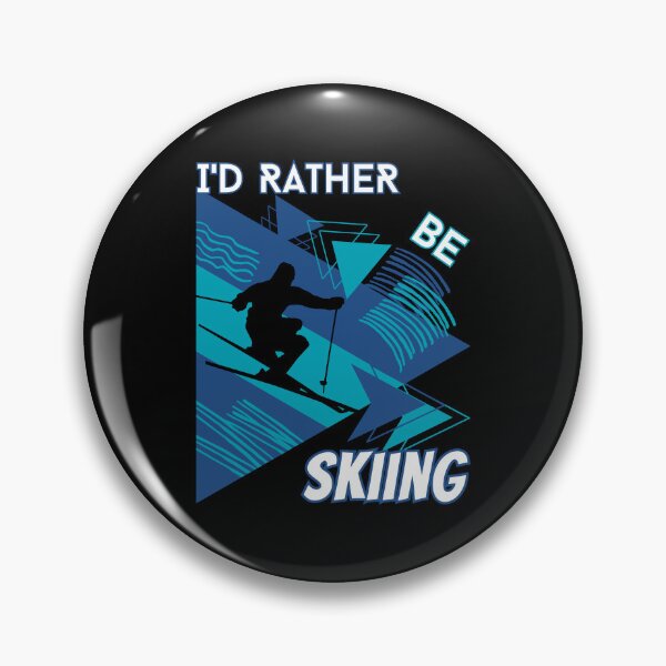 Item preview, I'd rather be skiing - Ski Winter Sports Skier Acrobatic designed and sold by Grafixfun.