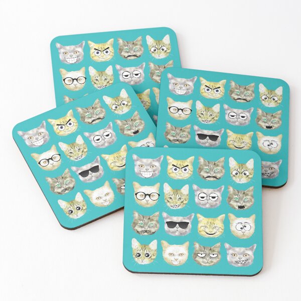 Item preview, Funny cat faces designed and sold by Rbnano.