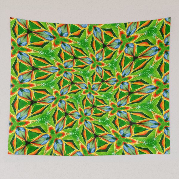 Item preview, Yellow Abstract Flower Pattern designed and sold by Patternflower.