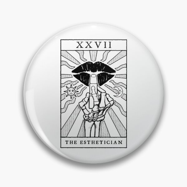 Item preview, The Esthetician Gothic Cosmetologist Vintage Tarot Card designed and sold by GrandeDuc.