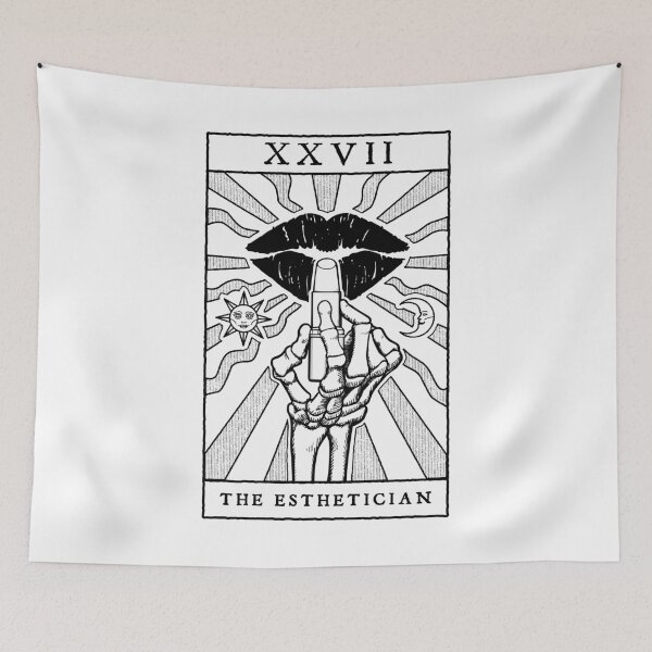 Item preview, The Esthetician Gothic Cosmetologist Vintage Tarot Card designed and sold by GrandeDuc.
