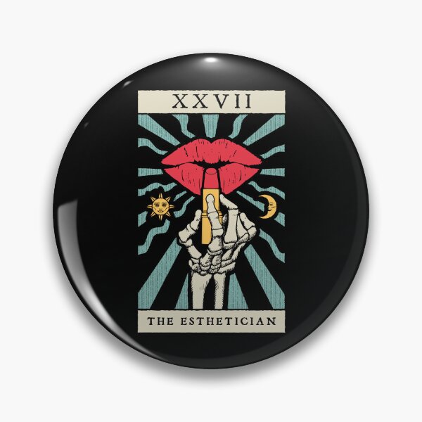 Item preview, The Esthetician Gothic Cosmetologist Vintage Tarot Card designed and sold by GrandeDuc.