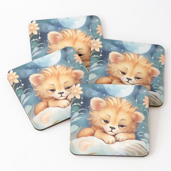 Item preview, Nursery Lion Dreams designed and sold by cute-animals99.