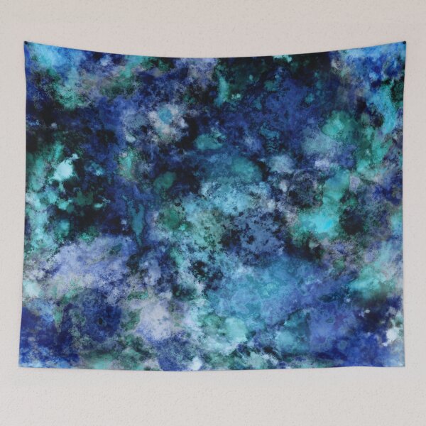 Item preview, Rocky blue wall designed and sold by Keith Mills.