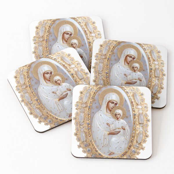 Item preview, Theotokos and Child Mother of Pearl designed and sold by Nicholas Panek.