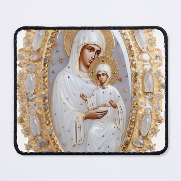 Item preview, Theotokos and Child Mother of Pearl designed and sold by Nicholas Panek.