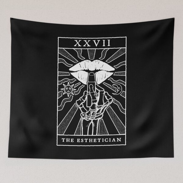 Item preview, The Esthetician Gothic Cosmetologist Vintage Tarot Card designed and sold by GrandeDuc.