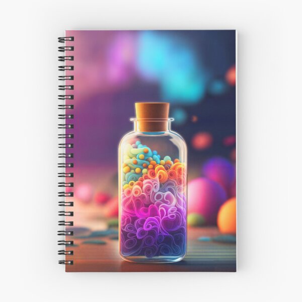 Aperçu de l'œuvre Embrassez le chaos dans une bouteille créée et vendue par LiveDesigner.