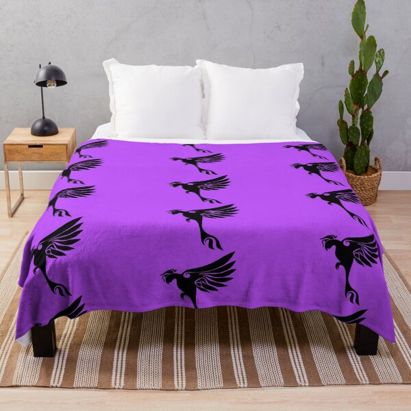 Item preview, Tribal bird on purple designed and sold by SkyeNotions.