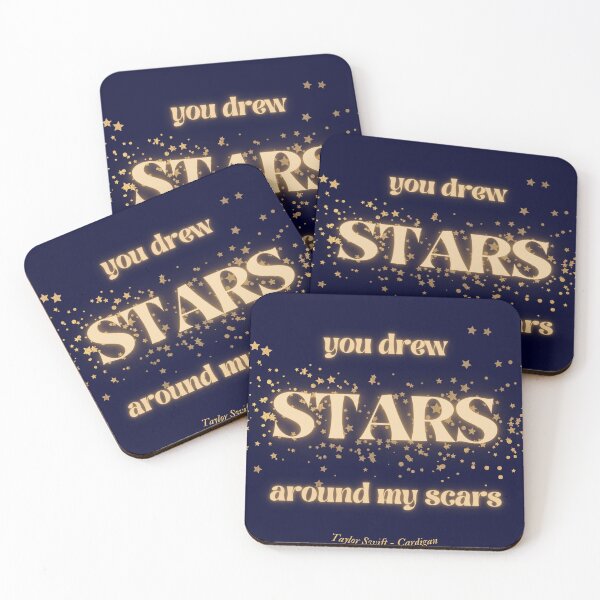 Item preview, TAYLOR SWIFT - You Drew Scars Around My Scars Sticker designed and sold by LenasVersion.