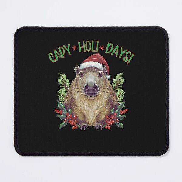 Item preview, Capy Holi Days! Christmas Capybara designed and sold by elynne9.