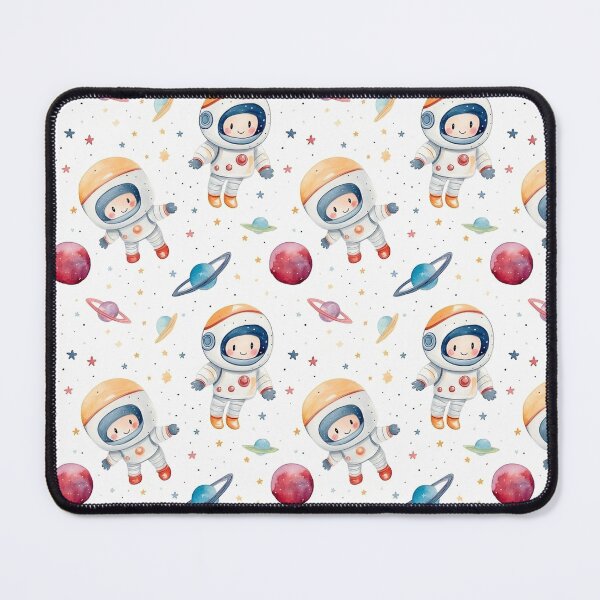 Item preview, Seamless cartoon astronaut designed and sold by IdeasDream.