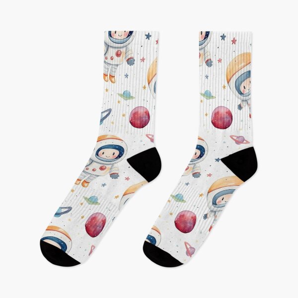 Item preview, Seamless cartoon astronaut designed and sold by IdeasDream.