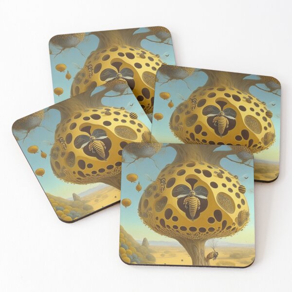 Item preview, Nectarous Fusion Surreal Painting - home decor designed and sold by crea8iveway.