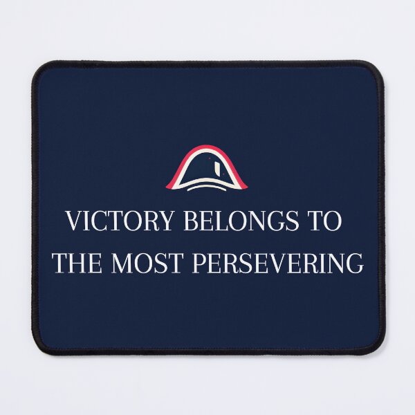 Item preview, Napoleon quote defea french history bicorne designed and sold by ChataMaroon.